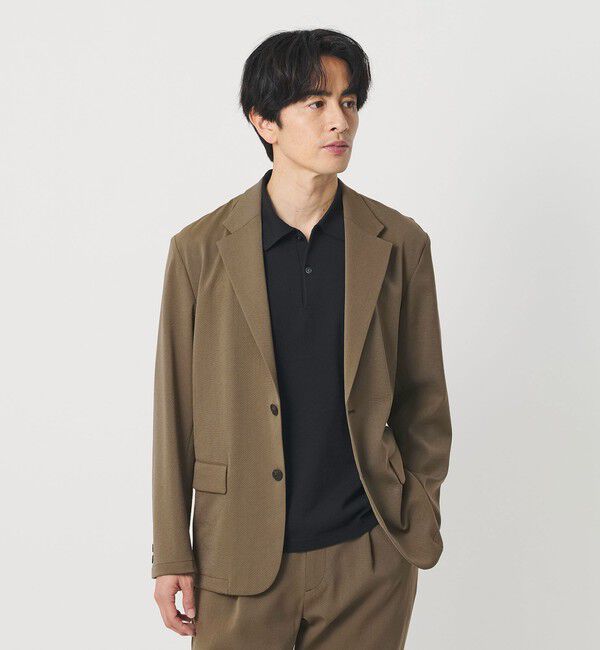 BEAUTY&YOUTH UNITED ARROWS「トリクシオン シャンブレー コンフォート ジャケット セットアップ対応可能」|テーラードジャケット|