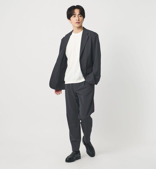 BEAUTY&YOUTH UNITED ARROWS「トリクシオン シャンブレー コンフォート ジャケット セットアップ対応可能」|テーラードジャケット|