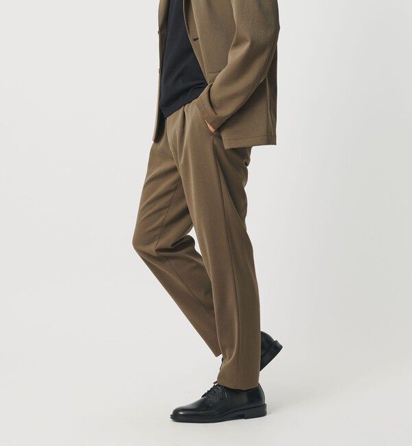 BEAUTY&YOUTH UNITED ARROWS「トリクシオン シャンブレー 1P テーパード スラックス NO.5 セットアップ対応可能」|チノ|