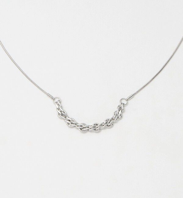 BEAUTY&YOUTH UNITED ARROWS「メタル チェーンモチーフ スライダー ネックレス」|ネックレス|