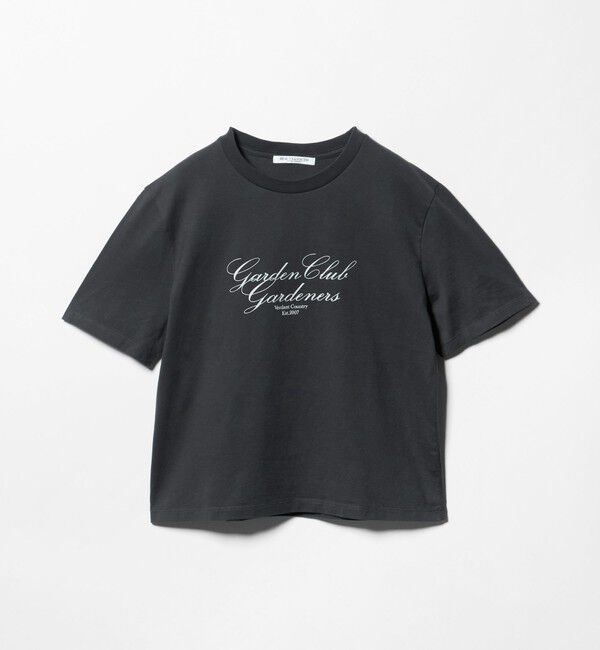 BEAUTY&YOUTH UNITED ARROWS「コットン ロゴ Tシャツ」|Tシャツ・カットソー|DK.GRAY