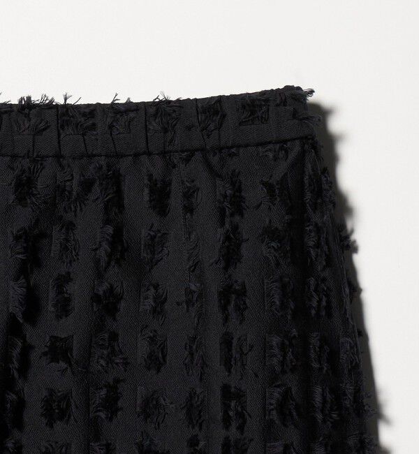 BEAUTY&YOUTH UNITED ARROWS「スクエア フリンジ ジャガード スカート」|スカート|