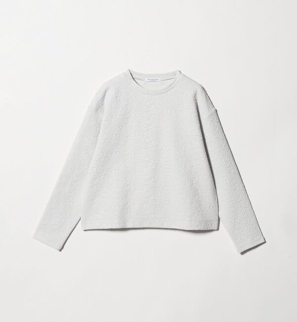 BEAUTY&YOUTH UNITED ARROWS「ジャガード クルーネック プルオーバー」|Tシャツ・カットソー|LT.GRAY