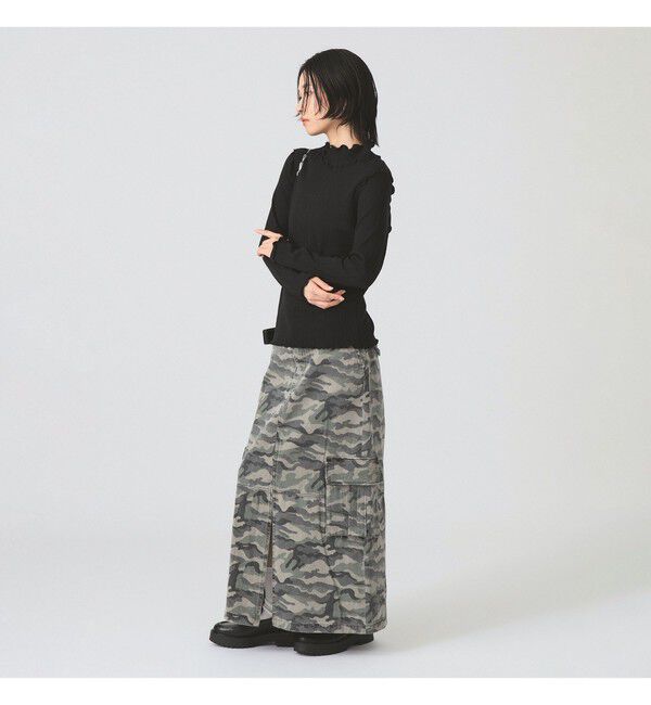 Ray BEAMS 「ランダム リブ メロー ハイネック カットソー」|Tシャツ・カットソー|