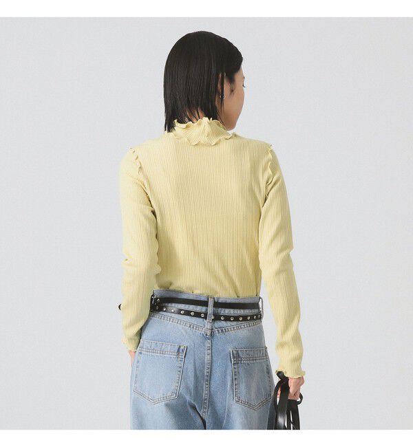 Ray BEAMS 「ランダム リブ メロー ハイネック カットソー」|Tシャツ・カットソー|