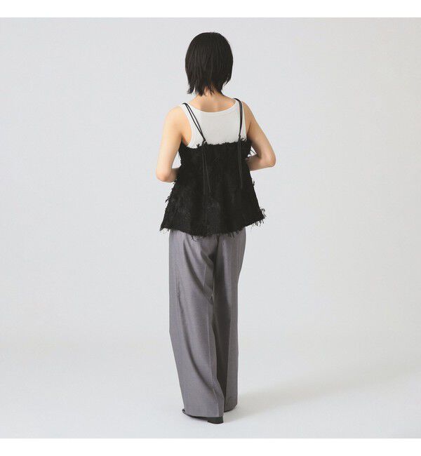 Ray BEAMS 「フリンジ ジャカード キャミソール」|キャミソール|