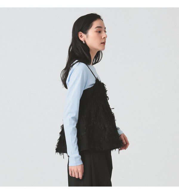 Ray BEAMS 「フリンジ ジャカード キャミソール」|キャミソール|