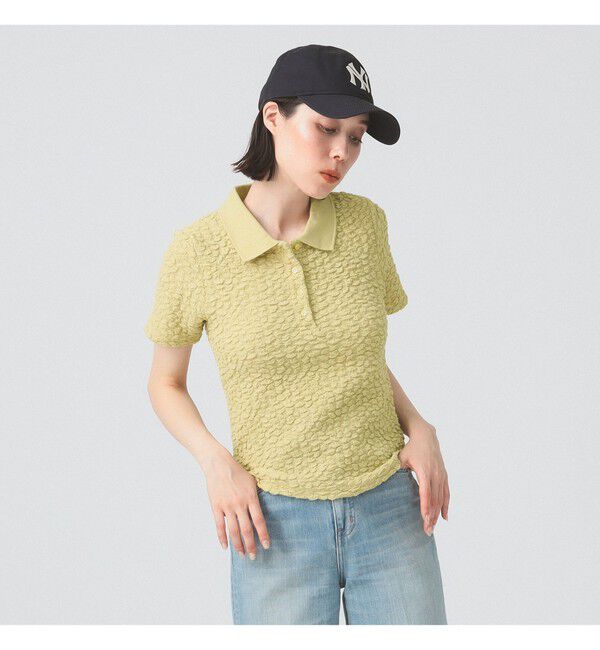 Ray BEAMS 「フクレジャカード ポロ」|Tシャツ・カットソー|YELLOW