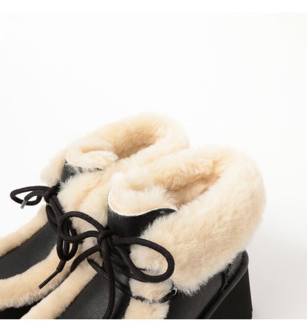 Ray BEAMS 「UGG(R) / ESMEE LEATHER LACE UP」|ロングブーツ|