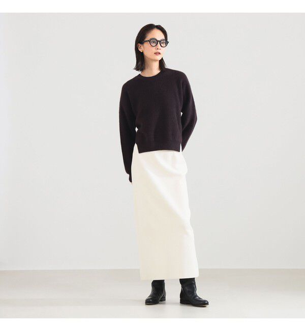 Demi-Luxe BEAMS 「【別注】BATONER / カシミヤフォックス クルーネック ニット」|ニット・セーター|