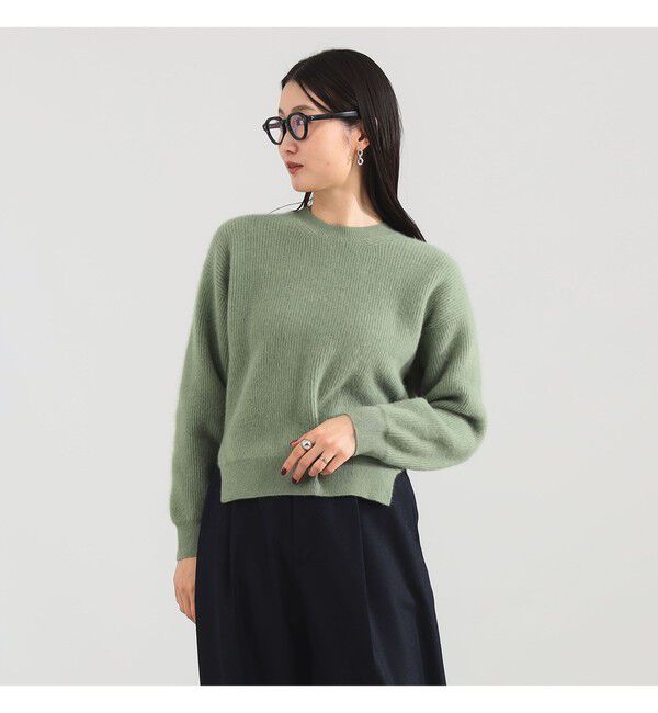 Demi-Luxe BEAMS 「【別注】BATONER / カシミヤフォックス クルーネック ニット」|ニット・セーター|