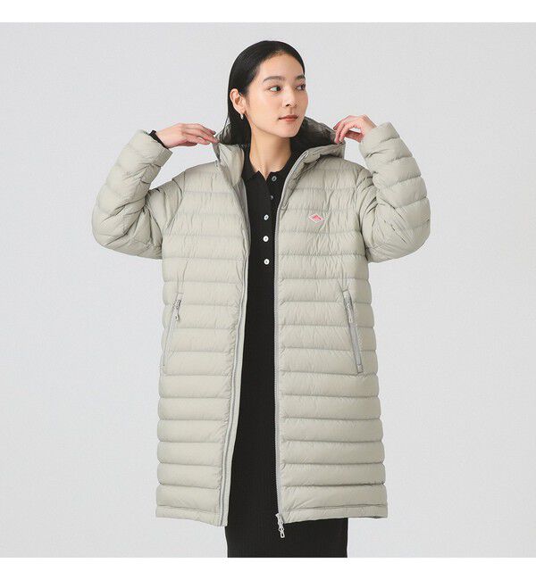 Ray BEAMS 「DANTON / MIDDLE DOWN HOODED COAT(0878CL)」|ダウン|GREIGE