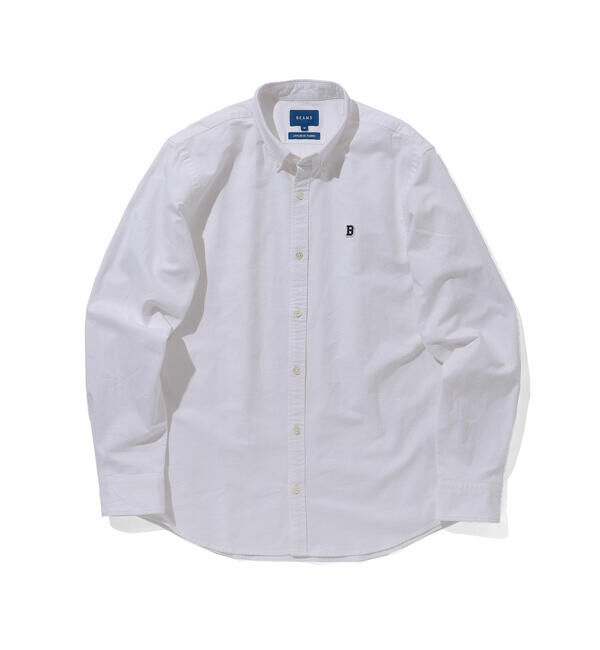 BEAMS「BEAMS / ストレッチ オックスフォード ワンポイント ボタンダウンシャツ」|シャツ・ブラウス|