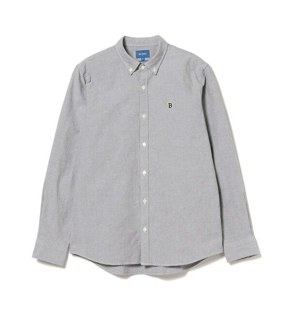 BEAMS「BEAMS / ストレッチ オックスフォード ワンポイント ボタンダウンシャツ」|シャツ・ブラウス|