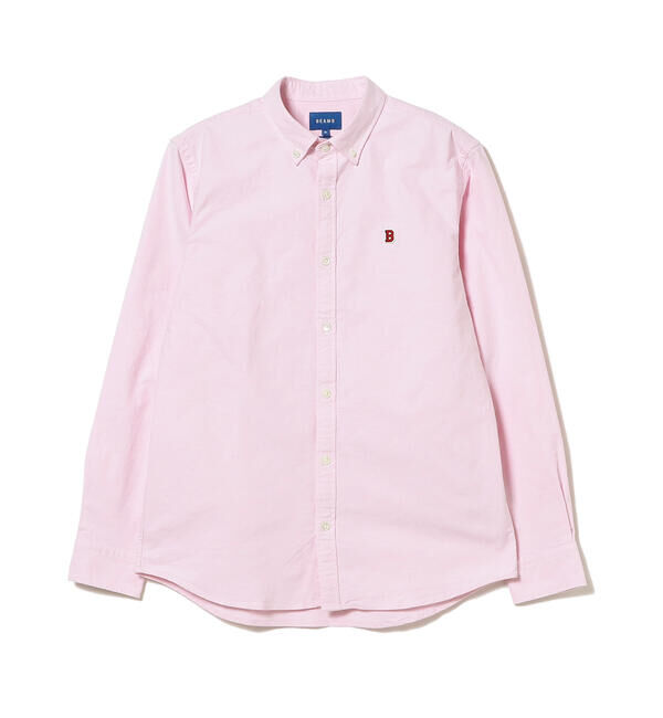 BEAMS「BEAMS / ストレッチ オックスフォード ワンポイント ボタンダウンシャツ」|シャツ・ブラウス|