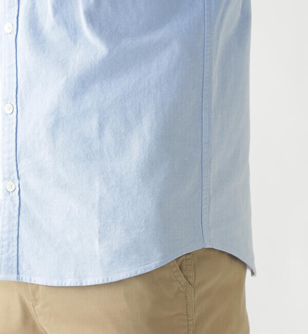 BEAMS「BEAMS / ストレッチ オックスフォード ワンポイント ボタンダウンシャツ」|シャツ・ブラウス|