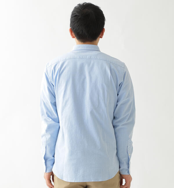 BEAMS「BEAMS / ストレッチ オックスフォード ワンポイント ボタンダウンシャツ」|シャツ・ブラウス|