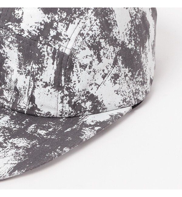 BEAMS PLUS「5PNL Long bill Cap Herringbone on Paint Print」|その他|