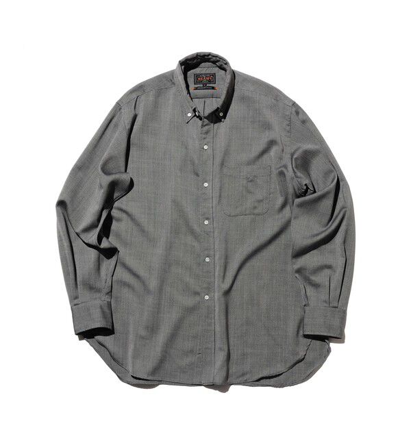 BEAMS PLUS「B.D. Classic-fit Washable Wool Oxford」|シャツ・ブラウス|GREY