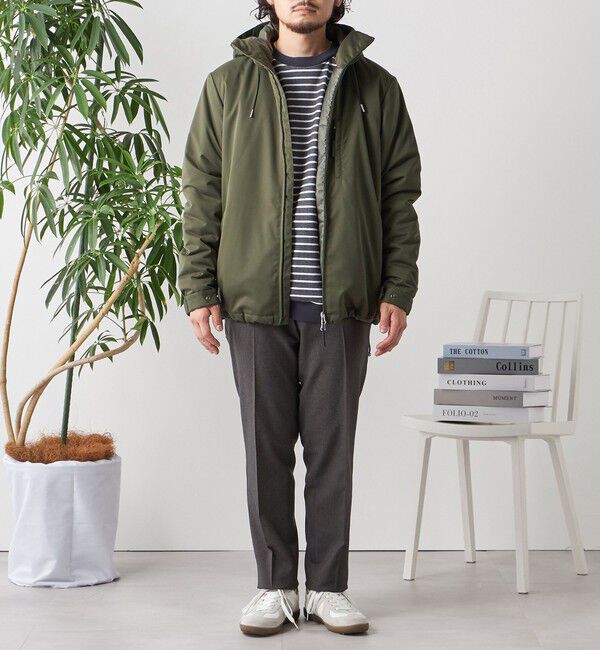 SHIPS any「SHIPS any:  ユーティリティー ZIPポケット 中綿マウンテンパーカー 24FW◇」|ブルゾン・スタジャン|