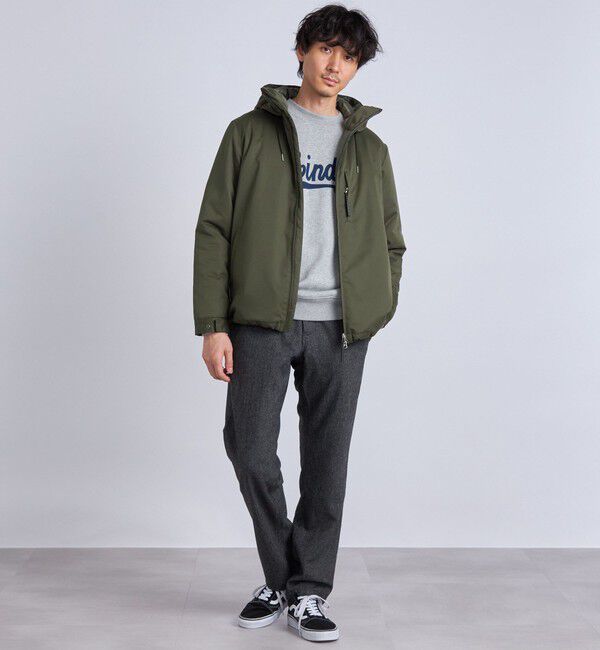 SHIPS any「SHIPS any:  ユーティリティー ZIPポケット 中綿マウンテンパーカー 24FW◇」|ブルゾン・スタジャン|