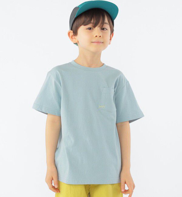 SHIPS KIDS「【WEB限定】SHIPS KIDS:100～160cm /〈家族おそろい〉SHIPS マイクロロゴ TEE」|Tシャツ・カットソー|