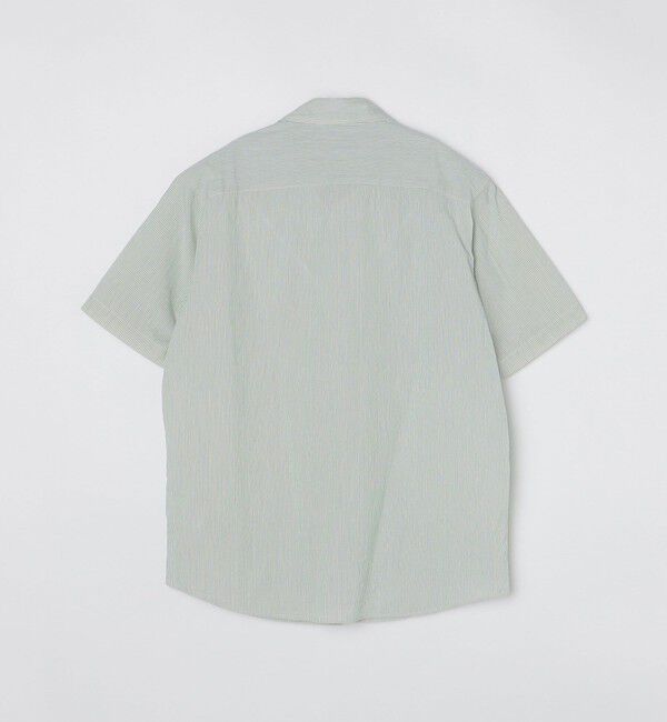 SHIPS「SHIPS: ボイル セミワイドカラー ストライプ ショートスリーブ シャツ」|シャツ・ブラウス|