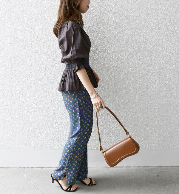 SHIPS any「SHIPS any: カラー シャーリング ボリューム スリーブ ブラウス」|シャツ・ブラウス|