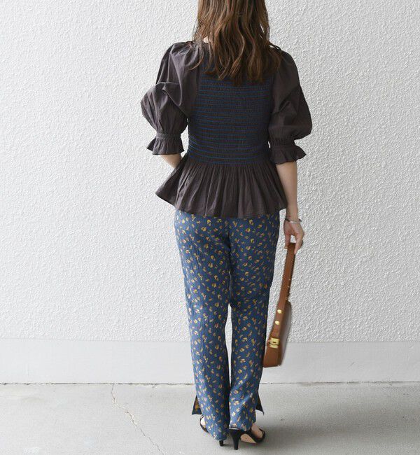 SHIPS any「SHIPS any: カラー シャーリング ボリューム スリーブ ブラウス」|シャツ・ブラウス|