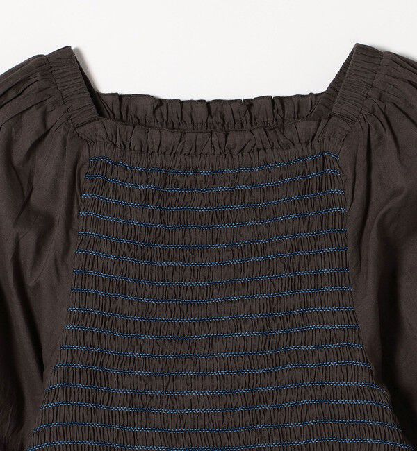 SHIPS any「SHIPS any: カラー シャーリング ボリューム スリーブ ブラウス」|シャツ・ブラウス|