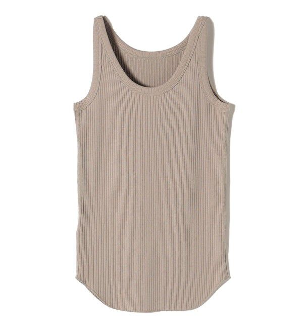 SHIPS for women「SHIPS Primary Navy Label:丸胴 テレコ タンクトップ」|タンクトップ|