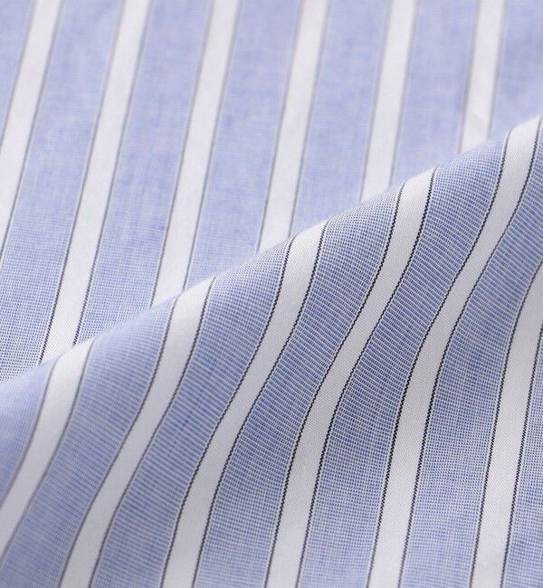 SHIPS any「SHIPS any: ストライプ / ソリッド リラックス バンドカラー シャツ 25AW◇」|シャツ・ブラウス|