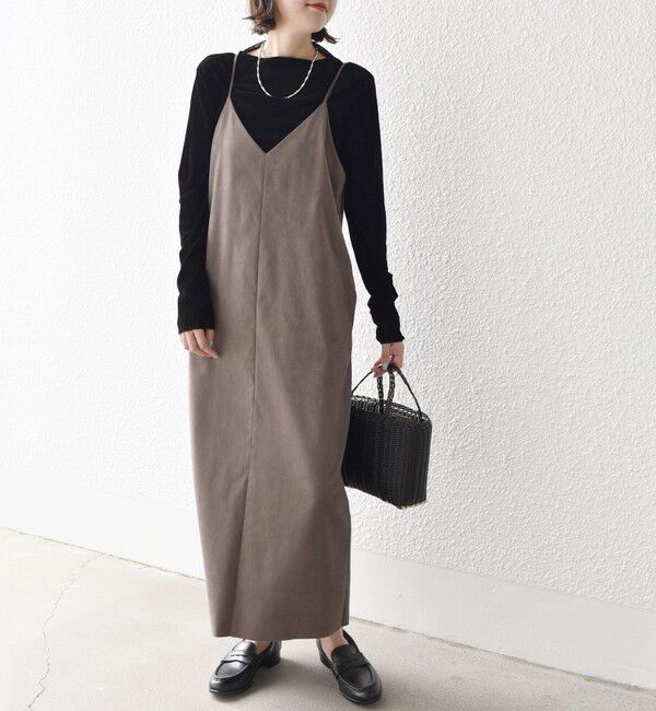 SHIPS for women「〈手洗い可能〉Iライン キャミ ワンピース」|ワンピース|