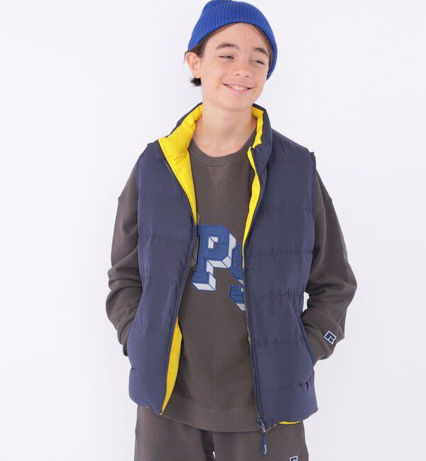 SHIPS KIDS「SHIPS KIDS:145～160cm / リサイクル ダウン ベスト」|ダウンベスト・ベスト|