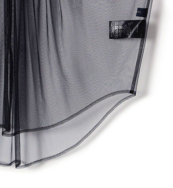 SHIPS for women「〈手洗い可能〉チュール ビッグ シャツ ◇」|シャツ・ブラウス|