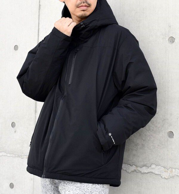 SHIPS any「SHIPS any: 〈撥水・防風等〉多機能 フード ダウン ブルゾン◇」|ダウン|ブラック