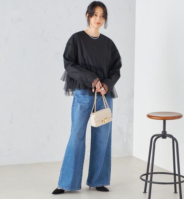 SHIPS for women「〈手洗い可能〉インナーセット チュール デザイン ブラウス ◇」|シャツ・ブラウス|