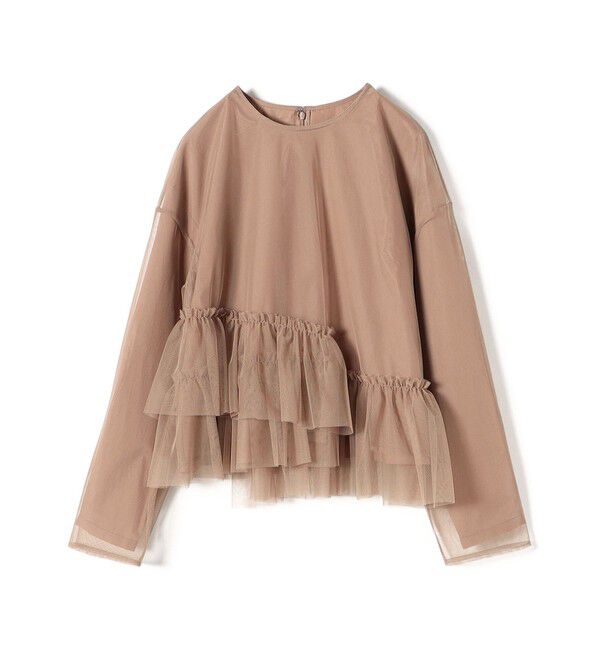 SHIPS for women「〈手洗い可能〉インナーセット チュール デザイン ブラウス ◇」|シャツ・ブラウス|