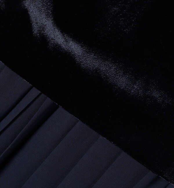 SHIPS for women「プリーツ コンビ クラッシュ スカート ◇」|スカート|