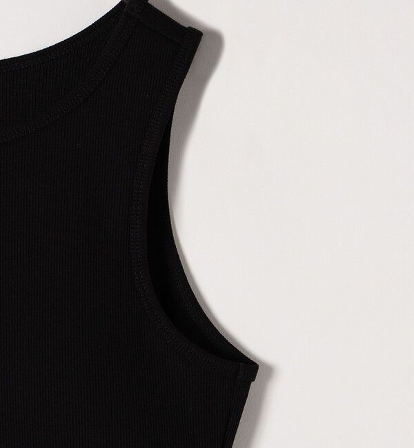 quaranciel「quaranciel:〈洗濯機可能〉カップ付き アメリカンスリーブ リブ タンクトップ」|インナー|