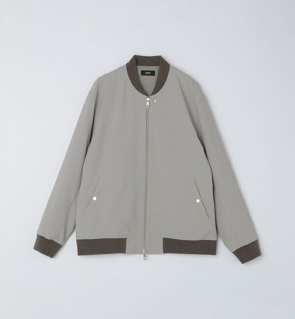 SHIPS「SHIPS: 〈遮熱・吸汗速乾〉ツイル ジップアップ ライト ブルゾン」|ブルゾン・スタジャン|