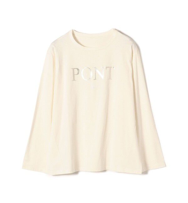 SHIPS for women「ローズ ペトール ロング スリーブ プリント TEE」|Tシャツ・カットソー|