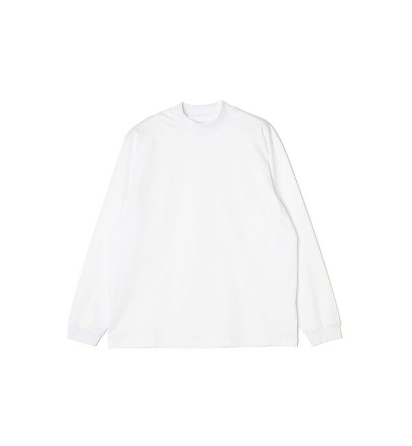 SHIPS any「SHIPS any: スムースコットン モックネック Tシャツ (ロンT)◇」|Tシャツ・カットソー|