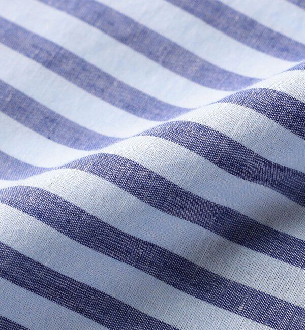 SHIPS any「SHIPS any: 〈洗濯機可能〉コットン / リネン ７分袖 レギュラー シャツ 24SS◇」|シャツ・ブラウス|