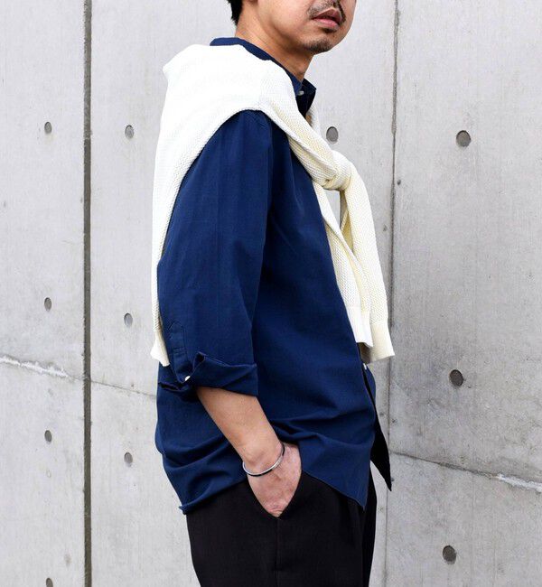 SHIPS any「SHIPS any: 〈洗濯機可能〉コットン / リネン ７分袖 レギュラー シャツ 24SS◇」|シャツ・ブラウス|