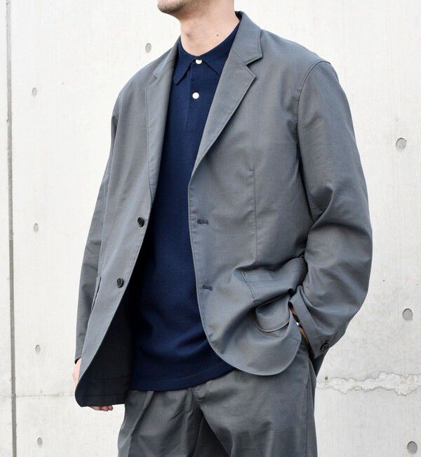SHIPS any「SHIPS any: 〈接触冷感・遮熱等〉ハイブリッドリネン ジャケット (セットアップ対応)」|テーラードジャケット|