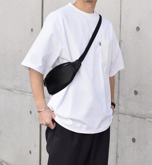 SHIPS any「【WEB限定】SHIPS any:〈撥水加工〉Teflon EcoElite(TM) ナイロンポケット Tシャツ◇」|Tシャツ・カットソー|