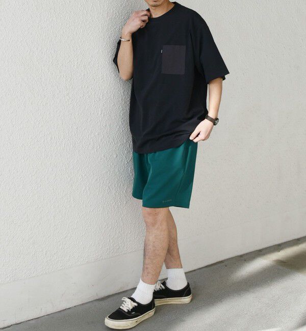 SHIPS any「【WEB限定】SHIPS any:〈撥水加工〉Teflon EcoElite(TM) ナイロンポケット Tシャツ◇」|Tシャツ・カットソー|