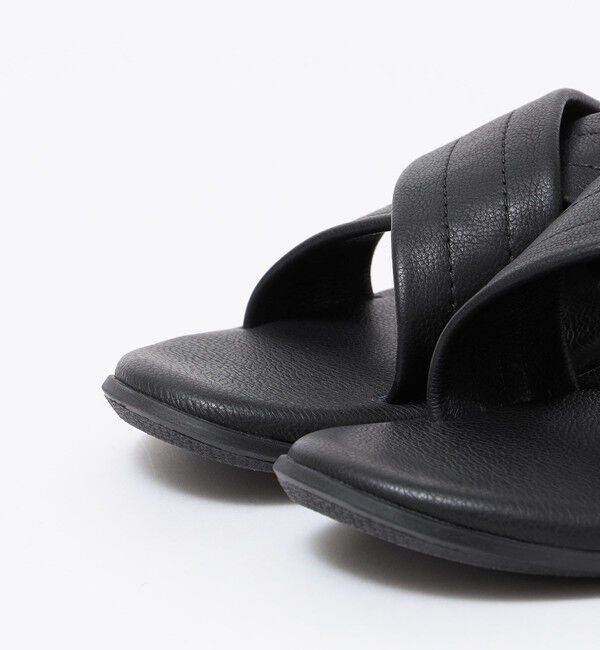 SHIPS「【SHIPS 別注】ISLANDSLIPPER: クロス レザー サンダル」|サンダル|