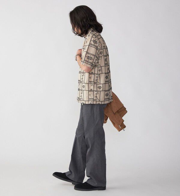 SHIPS「SHIPS: エンブロイダリー オープンカラー シャツ」|シャツ・ブラウス|